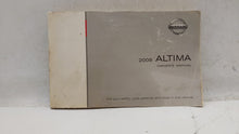 2008 Nissan Altima Owners Manual Book Guide OEM Used Auto Parts