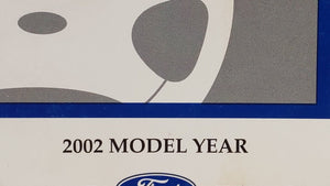 2002 Ford Explorer Owners Manual Book Guide OEM Used Auto Parts