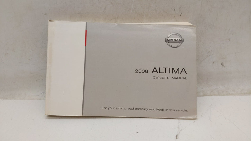 2008 Nissan Altima Owners Manual Book Guide OEM Used Auto Parts