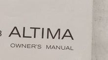 2008 Nissan Altima Owners Manual Book Guide OEM Used Auto Parts