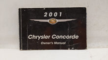 2001 Chrysler Concorde Owners Manual Book Guide OEM Used Auto Parts