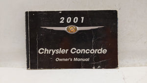 2001 Chrysler Concorde Owners Manual Book Guide OEM Used Auto Parts