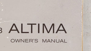 2008 Nissan Altima Owners Manual Book Guide OEM Used Auto Parts