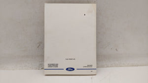 2001 Ford Escape Owners Manual Book Guide OEM Used Auto Parts