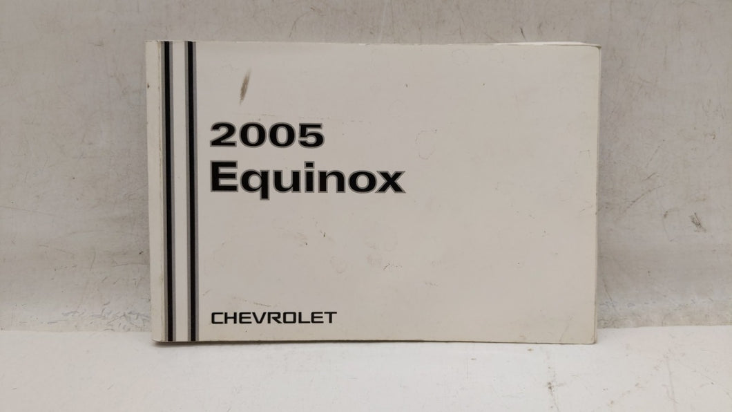 2005 Chevrolet Equinox Owners Manual Book Guide OEM Used Auto Parts