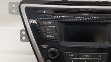 2013 Hyundai Elantra Radio AM FM Cd Player Receiver Replacement P/N:96170-3X155RA5 Fits OEM Used Auto Parts - Oemusedautoparts1.com