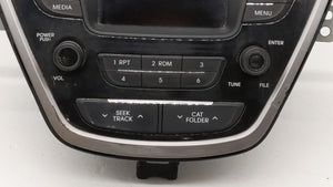 2013 Hyundai Elantra Radio AM FM Cd Player Receiver Replacement P/N:96170-3X155RA5 Fits OEM Used Auto Parts - Oemusedautoparts1.com