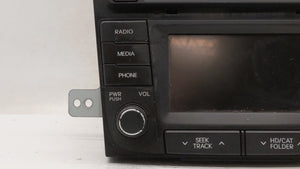 2014-2015 Hyundai Sonata Radio AM FM Cd Player Receiver Replacement P/N:96180-3Q8504X 96180-3Q8004X Fits 2014 2015 OEM Used Auto Parts - Oemusedautoparts1.com