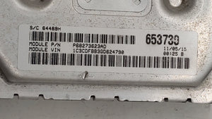 2015-2016 Dodge Dart PCM Engine Computer ECU ECM PCU OEM P/N:P68259134AA P68258734AB Fits 2015 2016 OEM Used Auto Parts