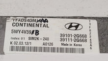 2011-2014 Hyundai Sonata PCM Engine Computer ECU ECM PCU OEM P/N:39111-2G669 39101-2G667 Fits 2011 2012 2013 2014 OEM Used Auto Parts