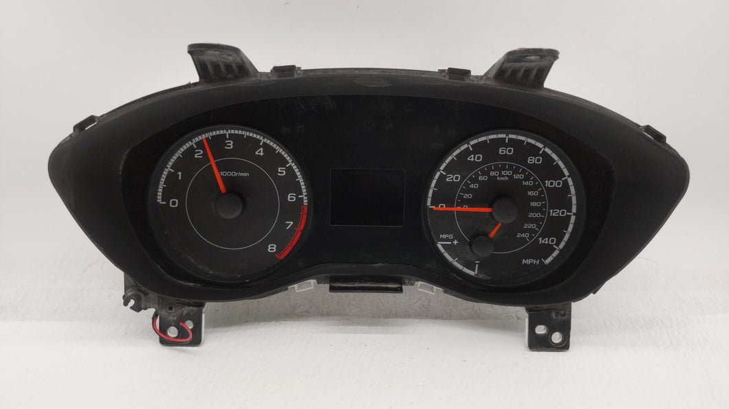 2017 Subaru Impreza Instrument Cluster Speedometer Gauges P/N:85003FL01A 85003FL20A Fits OEM Used Auto Parts - Oemusedautoparts1.com