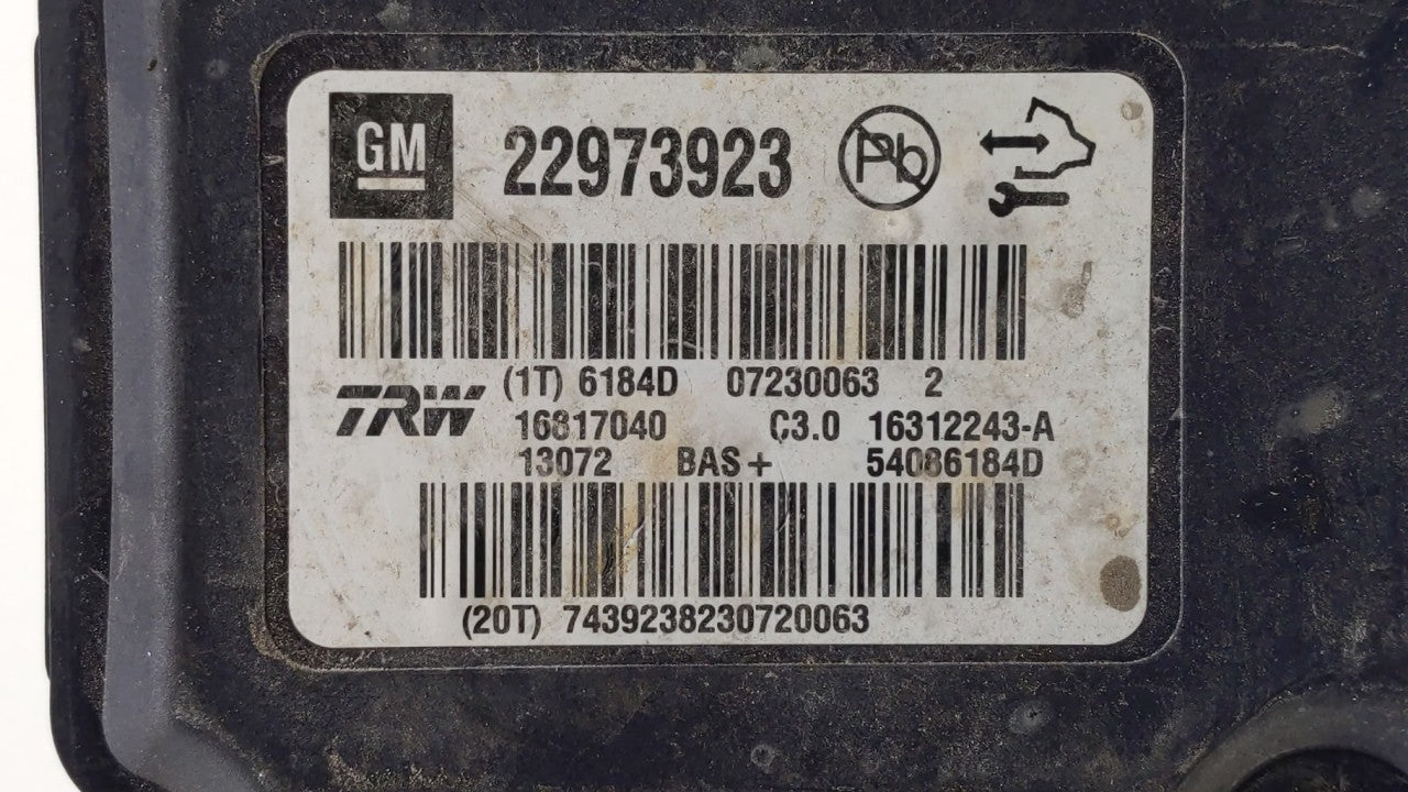 2012-2013 Buick Lacrosse Abs Pump Control Module 246240 - Oemusedautoparts1.com