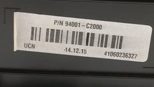 2015 Hyundai Sonata Instrument Cluster Speedometer Gauges P/N:94001-C2000 Fits OEM Used Auto Parts - Oemusedautoparts1.com