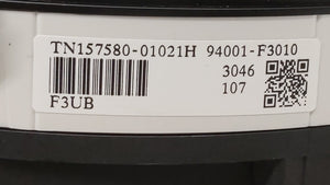 2017-2018 Hyundai Elantra Instrument Cluster Speedometer Gauges P/N:94001-F3011 94001-F3010 Fits 2017 2018 OEM Used Auto Parts - Oemusedautoparts1.com