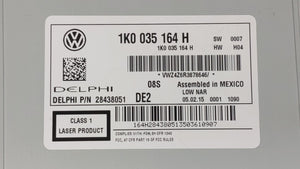 2014-2016 Volkswagen Beetle Radio AM FM Cd Player Receiver Replacement P/N:1K0 035 164 H Fits 2014 2015 2016 2017 OEM Used Auto Parts - Oemusedautoparts1.com