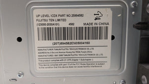 2009 Chevrolet Equinox Radio AM FM Cd Player Receiver Replacement P/N:25994582 Fits OEM Used Auto Parts - Oemusedautoparts1.com