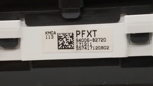 2017-2019 Kia Soul Instrument Cluster Speedometer Gauges P/N:94006-92720 94006-B2720 Fits 2017 2018 2019 OEM Used Auto Parts - Oemusedautoparts1.com