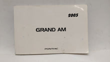 2005 Pontiac Grand Am Owners Manual Book Guide OEM Used Auto Parts - Oemusedautoparts1.com