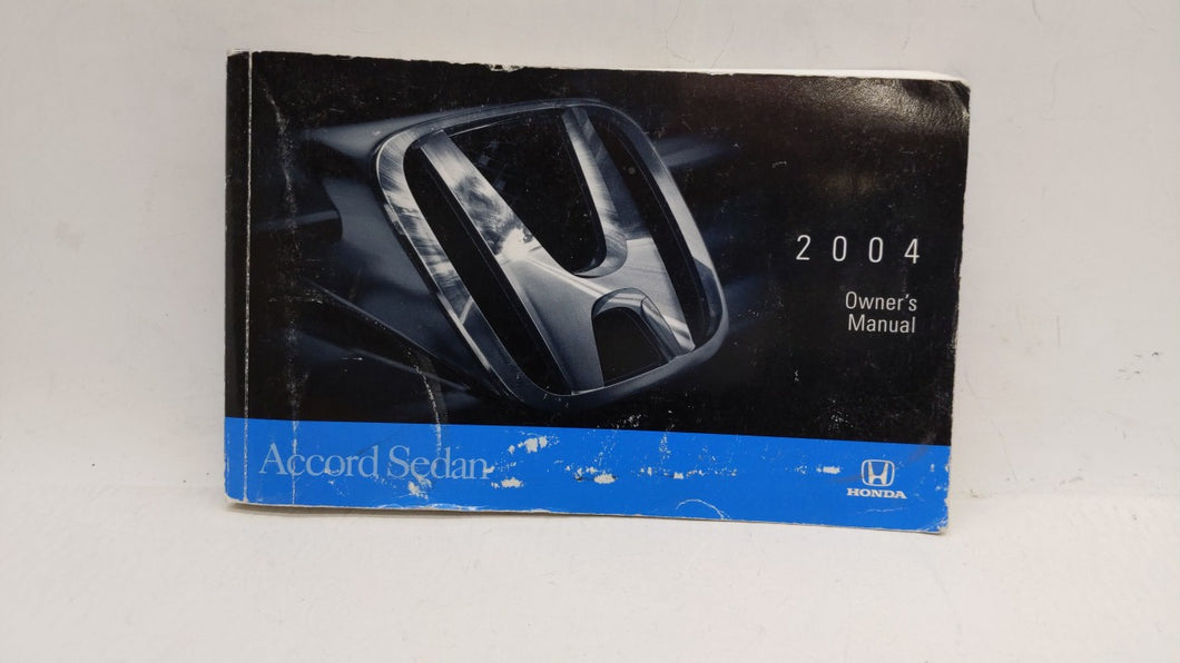 2004 Honda Accord Owners Manual Book Guide OEM Used Auto Parts