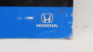 2004 Honda Accord Owners Manual Book Guide OEM Used Auto Parts