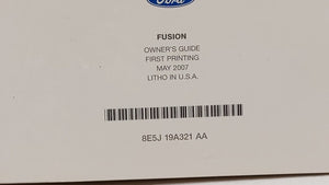 2008 Ford Fusion Owners Manual Book Guide OEM Used Auto Parts