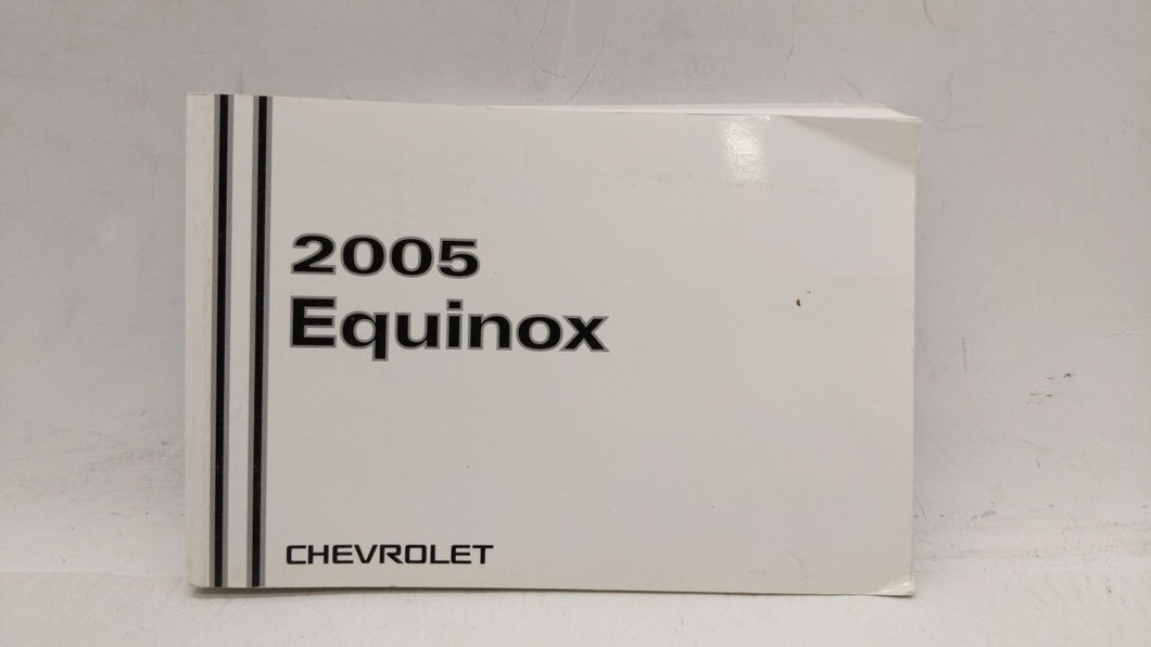 2005 Chevrolet Equinox Owners Manual Book Guide OEM Used Auto Parts