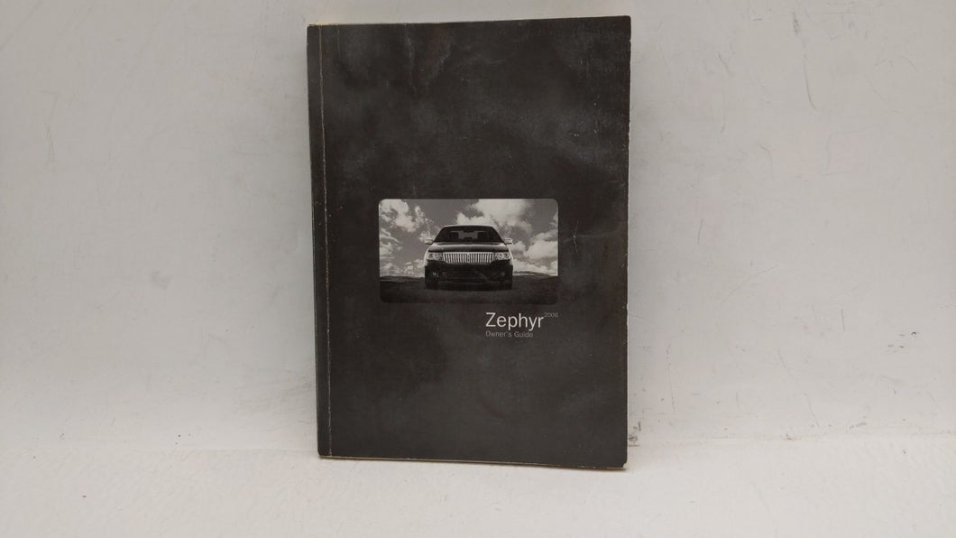 2006 Lincoln Zephyr Owners Manual Book Guide OEM Used Auto Parts