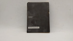 2006 Lincoln Zephyr Owners Manual Book Guide OEM Used Auto Parts