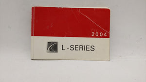 2004 Saturn L300 Owners Manual Book Guide OEM Used Auto Parts - Oemusedautoparts1.com