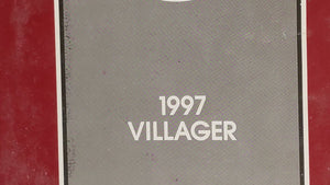 1997 Mercury Villager Owners Manual Book Guide OEM Used Auto Parts - Oemusedautoparts1.com