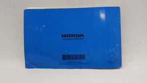 2005 Honda Civic Owners Manual Book Guide OEM Used Auto Parts