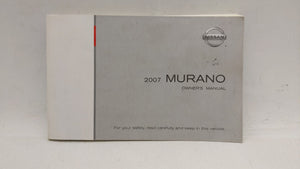 2007 Nissan Murano Owners Manual Book Guide OEM Used Auto Parts