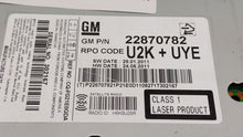 2011-2012 Buick Lacrosse Radio AM FM Cd Player Receiver Replacement P/N:20983517 20907419 Fits 2010 2011 2012 OEM Used Auto Parts - Oemusedautoparts1.com