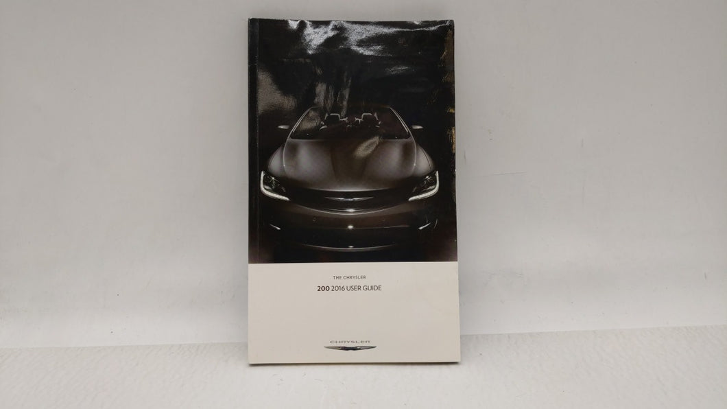 2016 Chrysler 200 Owners Manual Book Guide OEM Used Auto Parts