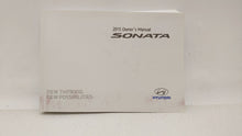 2015 Hyundai Sonata Owners Manual Book Guide OEM Used Auto Parts