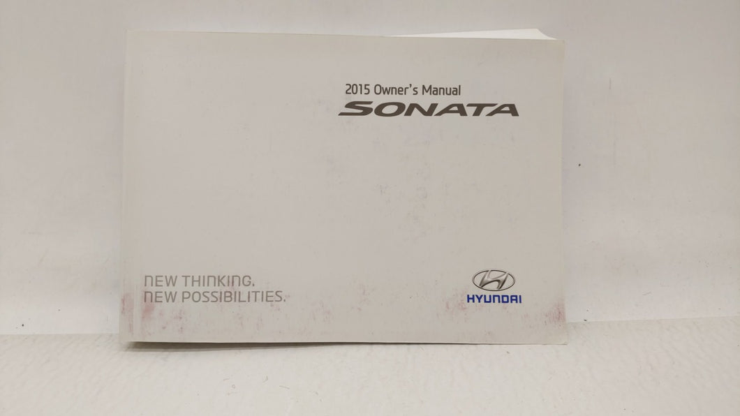 2015 Hyundai Sonata Owners Manual Book Guide OEM Used Auto Parts