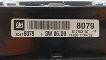 2011 Chevrolet Equinox Instrument Cluster Speedometer Gauges P/N:20978081 20978079 Fits OEM Used Auto Parts - Oemusedautoparts1.com