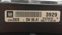 2010 Chevrolet Equinox Instrument Cluster Speedometer Gauges P/N:20919738 20903929 Fits OEM Used Auto Parts - Oemusedautoparts1.com