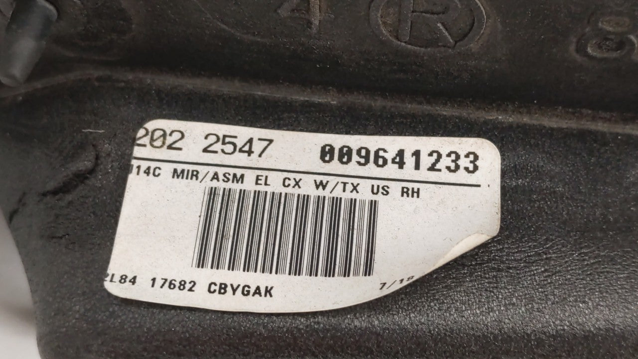 2001-2007 Ford Escape Passenger Right Side View Power Door Mirror Black 249197 - Oemusedautoparts1.com
