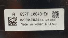 2016 Ford Fusion Instrument Cluster Speedometer Gauges P/N:GS7T-10849-EA Fits OEM Used Auto Parts - Oemusedautoparts1.com