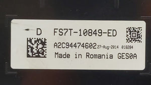 2015 Ford Fusion Instrument Cluster Speedometer Gauges P/N:FS7T-10849-EC FS7T-10849-EB Fits OEM Used Auto Parts - Oemusedautoparts1.com