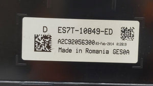 2014 Ford Fusion Instrument Cluster Speedometer Gauges P/N:ES7T-10849-EB ES7T-10849-EA Fits 2015 OEM Used Auto Parts - Oemusedautoparts1.com