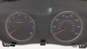 2013-2014 Hyundai Accent Instrument Cluster Speedometer Gauges P/N:94001-1R015 Fits 2013 2014 OEM Used Auto Parts - Oemusedautoparts1.com