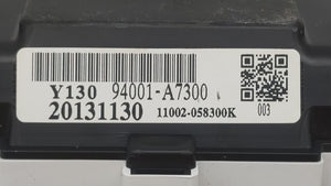 2014-2016 Kia Forte Instrument Cluster Speedometer Gauges P/N:94001-A7300 Fits 2014 2015 2016 OEM Used Auto Parts - Oemusedautoparts1.com