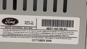 2010 Ford Fusion Radio AM FM Cd Player Receiver Replacement P/N:9E5T-19C158-AC 9E5T-19C158-AB Fits OEM Used Auto Parts - Oemusedautoparts1.com