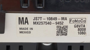 2018 Ford Fusion Instrument Cluster Speedometer Gauges P/N:JS7T-10849-MA Fits OEM Used Auto Parts - Oemusedautoparts1.com