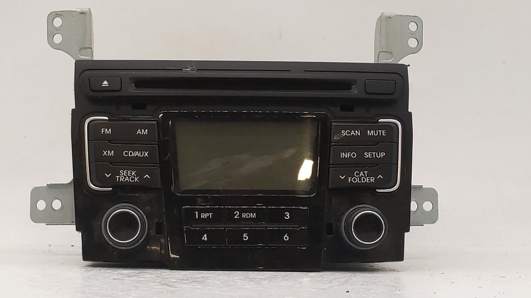 2011 Hyundai Sonata Radio AM FM Cd Player Receiver Replacement P/N:96180-3Q000 961803Q000 Fits OEM Used Auto Parts - Oemusedautoparts1.com