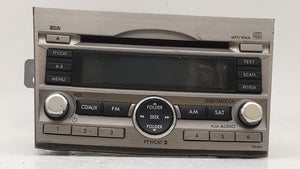 2010-2012 Subaru Legacy Radio AM FM Cd Player Receiver Replacement P/N:86201AJ64A Fits 2010 2011 2012 OEM Used Auto Parts - Oemusedautoparts1.com