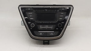 2014-2016 Hyundai Elantra Radio AM FM Cd Player Receiver Replacement P/N:961703X156GU 96170-3X156GU Fits 2014 2015 2016 OEM Used Auto Parts - Oemusedautoparts1.com