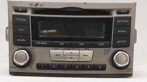 2012-2014 Subaru Legacy Radio AM FM Cd Player Receiver Replacement P/N:86201AJ61A Fits 2012 2013 2014 OEM Used Auto Parts - Oemusedautoparts1.com